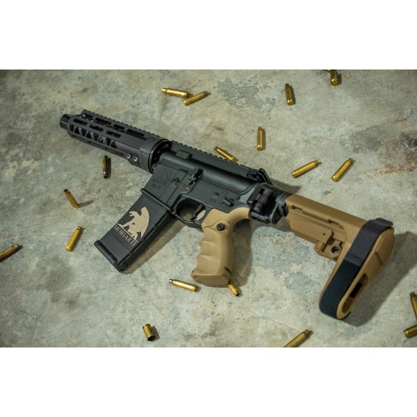 AR-15 5.56 NATO 7.5" Moriarti Arms 'The Transformer'  Enhanced TakeDown Semi Auto Pistol 